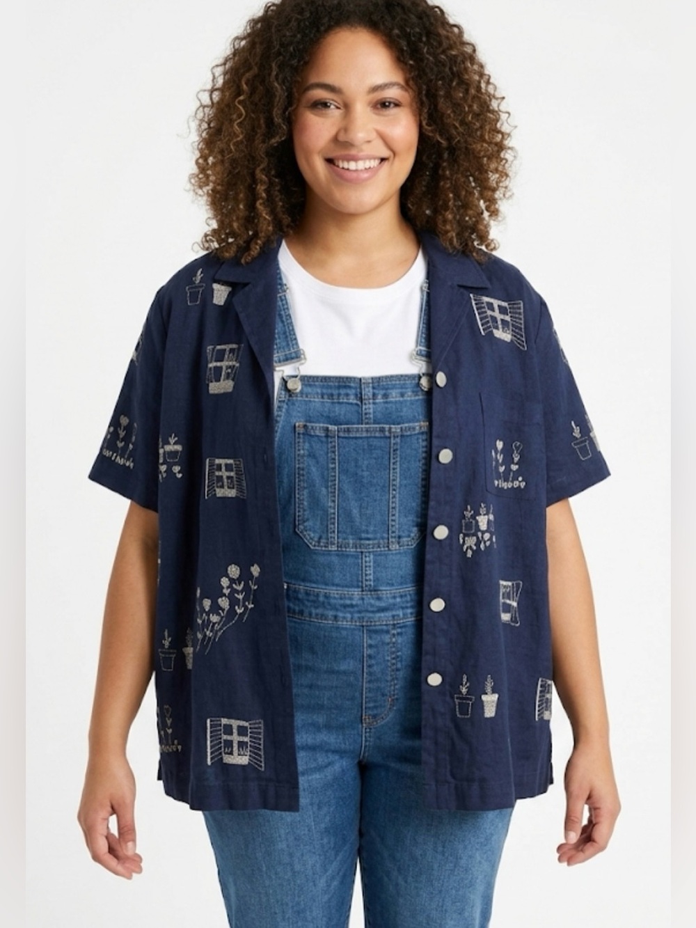David Dart Woman’s 100% Linen Top size 2X